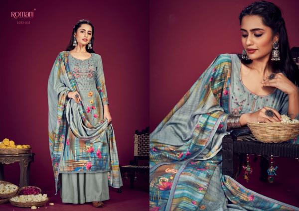 Romani Jhalak Premium Pashmina Designer Dress Material Collection 